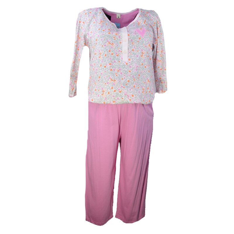 Pijama pentru gravide Regina RGN3R, Multicolor, XXL