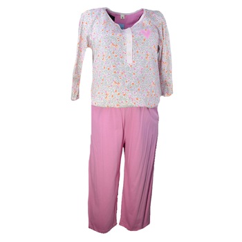 Pijama pentru gravide Regina RGN3R, Multicolor, XXL Pijama pentru gravide Regina RGN3R, Multicolor, XXL