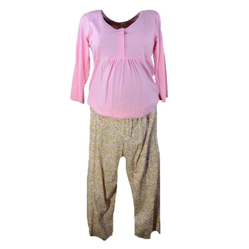 Pijama pentru gravide Regina RGN6R, Multicolor, L