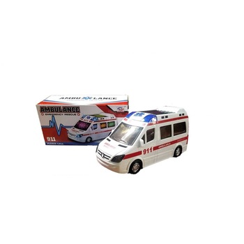 Masina Ambulanta cu sunete si lumini , dimensiune 10 cm Masina Ambulanta cu sunete si lumini , dimensiune 10 cm