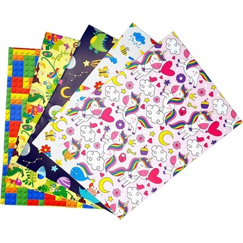 Set 5 bucati, hartie pentru ambalat cadouri, Florio, 70x100 cm, multicolor Set 5 bucati, hartie pentru ambalat cadouri, Florio, 70x100 cm, multicolor