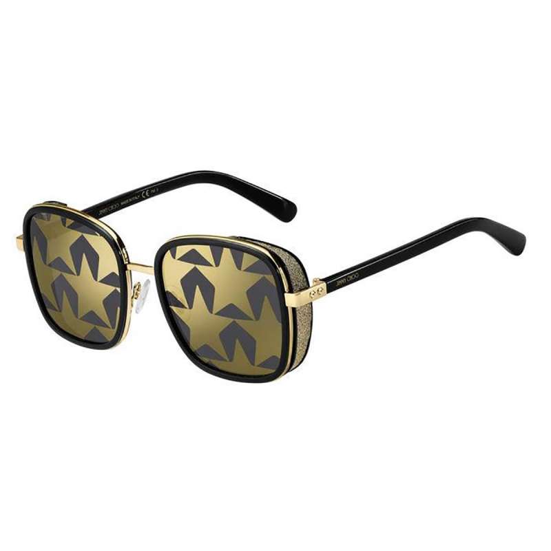 Ochelari de soare Jimmy Choo, ELVA/S - 2M2/7Y, Negru/ Auriu