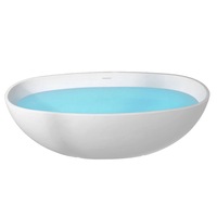 cada de baie ego-anne 165 cm free-standing design modern compozit mineral alb mat imagen 28_0_
0