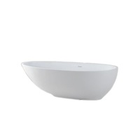 cada de baie ego-aspen 1765 cm free-standing design modern compozit mineral alb mat imagen 56_0_
0