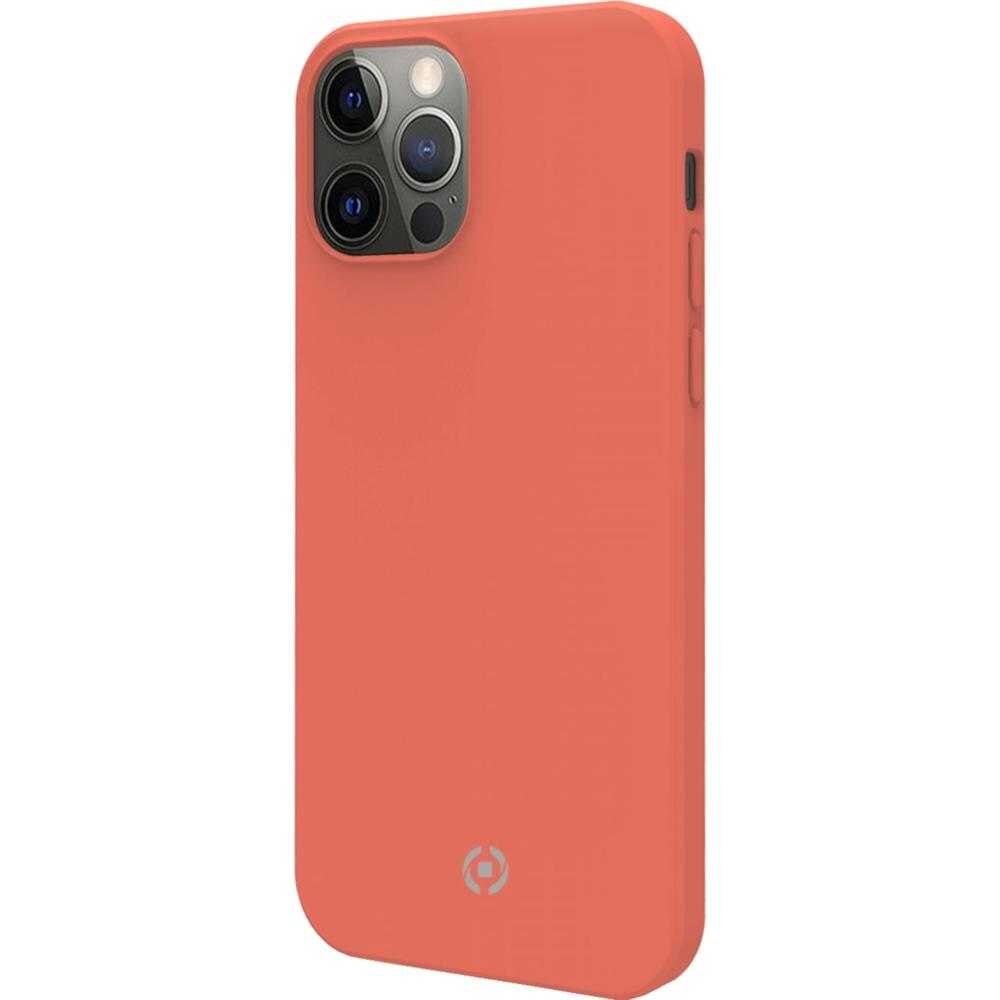 Husa de protectie Celly Cromo pentru iPhone 12 Pro Max, Portocaliu