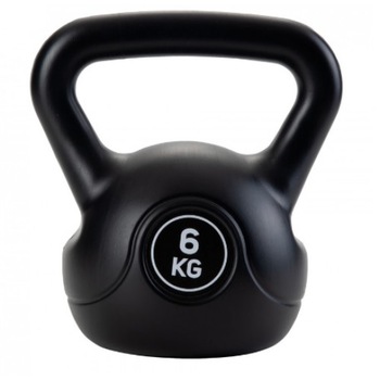 Gantera Kettlebell 6kg Neagra P2I Gantera Kettlebell 6kg Neagra P2I