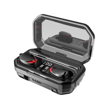 Casti Bluetooth Wireless Last Impact® M15, Baterie externa inclusa 2000 mAh, Rezistente la Apa, Control TOUCH, Compatibile Android & iOS, Negru Casti Bluetooth Wireless Last Impact® M15, Baterie externa inclusa 2000 mAh, Rezistente la Apa, Control TOUCH, Compatibile Android & iOS, Negru