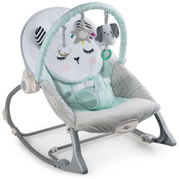 Balansoar Multifunctional cu Pernuta in Forma de Pisicuta, Seria BaBy Kitty, KinderVibe™, cu Vibratii Calmante si Spatar Reglabil in Doua Trepte, Leganare, Jucarii Detasabile, Centura de Siguranta, Husa Detasabila si Lavabila, Verde Menta Balansoar Multifunctional cu Pernuta in Forma de Pisicuta, Seria BaBy Kitty, KinderVibe™, cu Vibratii Calmante si Spatar Reglabil in Doua Trepte, Leganare, Jucarii Detasabile, Centura de Siguranta, Husa Detasabila si Lavabila, Verde Menta