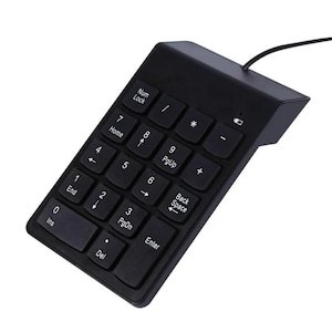 Tastatura digitala, NumPad, Negru, USB