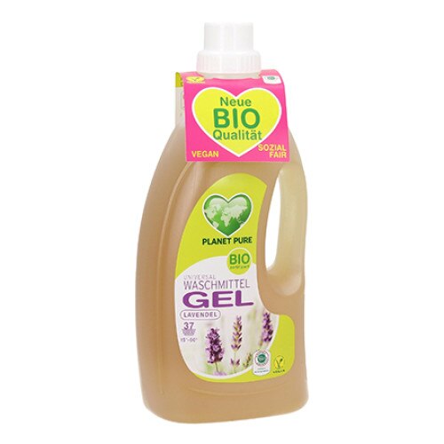 Detergent Gel bio de rufe - lavanda, Planet Pure, 1.5L