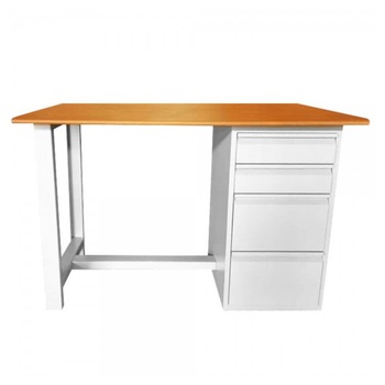Banc de lucru cu 4 sertare L1200, 1200x600x840 mm (LxlxH), blat rezistent MDF, Extra Banc de lucru cu 4 sertare L1200, 1200x600x840 mm (LxlxH), blat rezistent MDF, Extra
