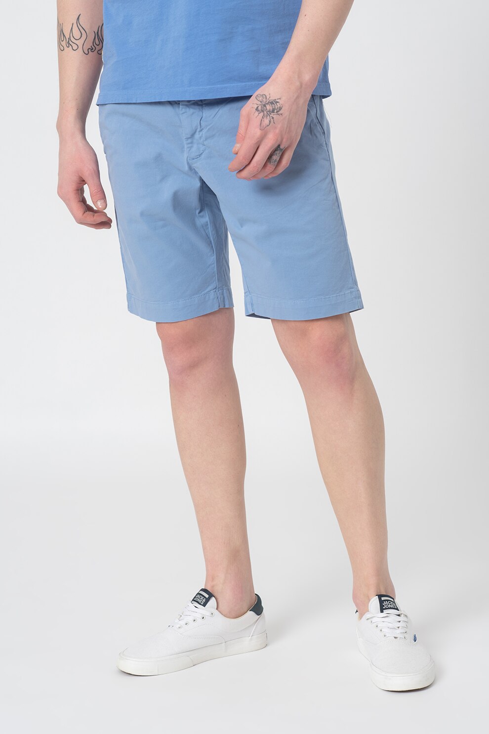 LA MARTINA, Bermude chino, Albastru azur