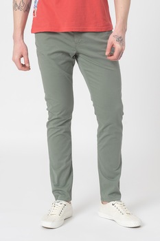 LA MARTINA, Pantaloni slim fit cu 5 buzunare, Verde LA MARTINA, Pantaloni slim fit cu 5 buzunare, Verde