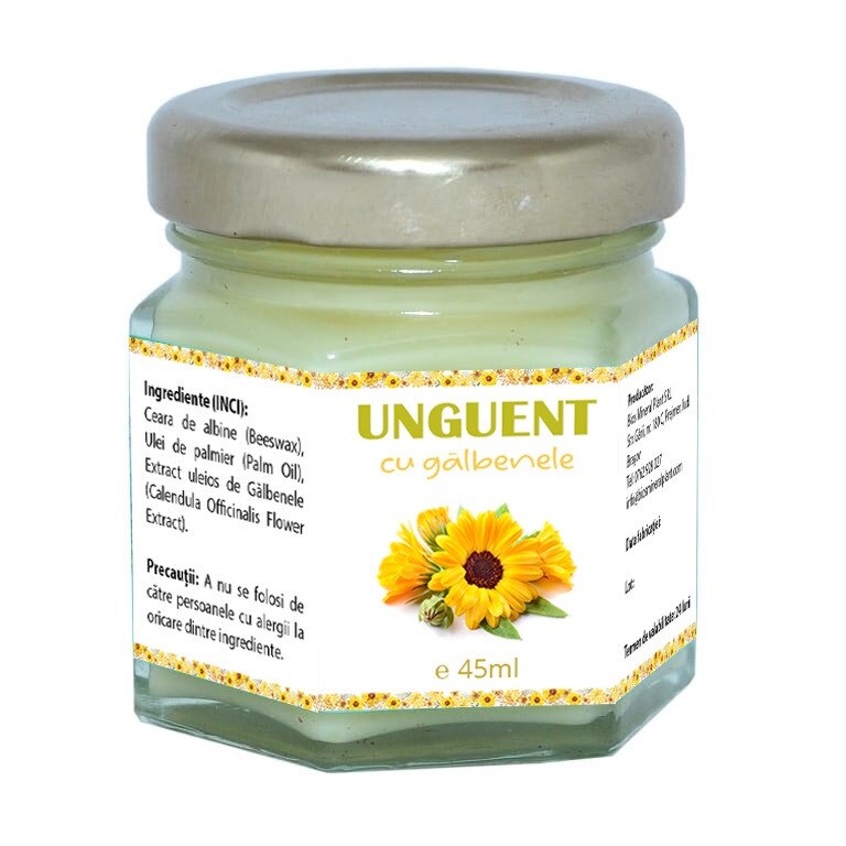 Unguent cu Galbenele, 100% natural, 45 ml