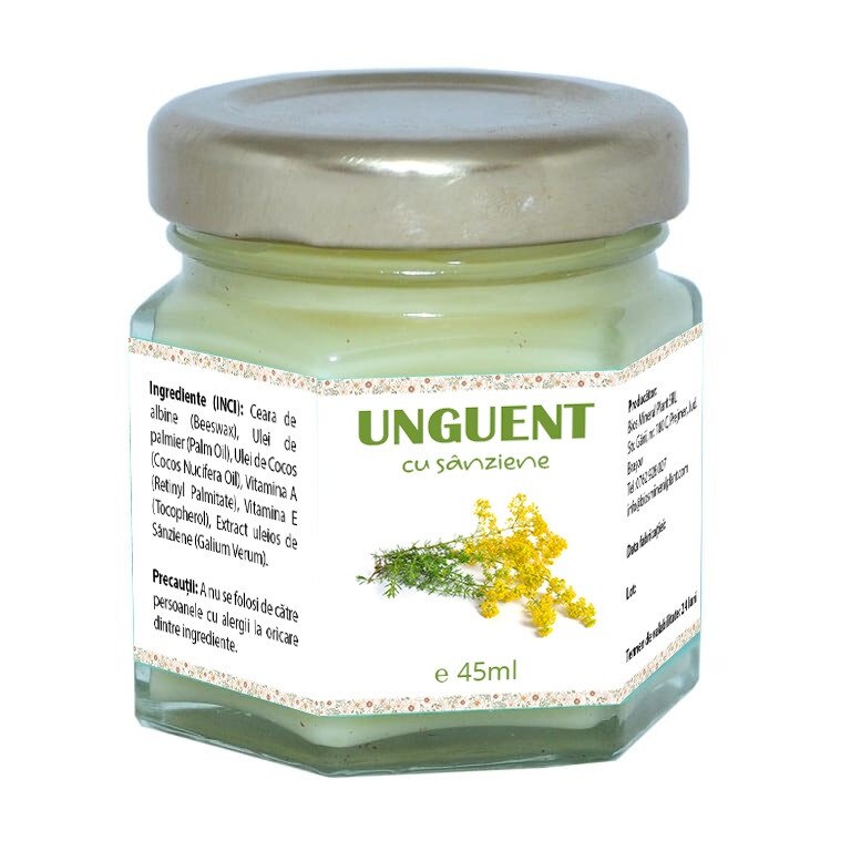 Unguent cu Sanziene, 100% natural, 45 ml