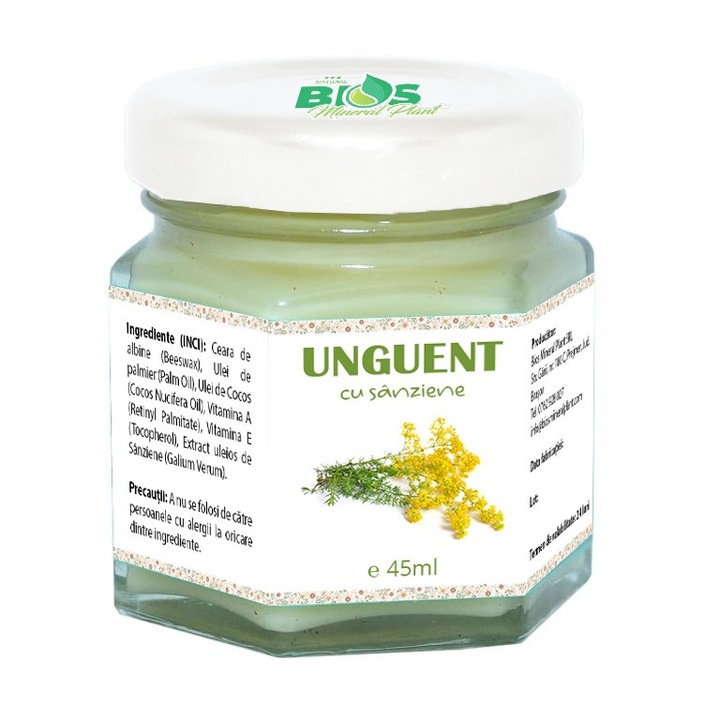 Unguent cu Sanziene, 100% natural, 45 ml