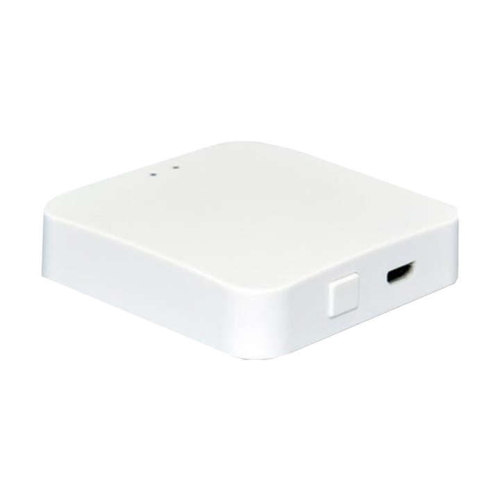 Controler hub pentru echipamente Smart Wifi, Zigbee 3.0, prin aplicatia Tuya sau Smart Life, comatibil cu voice control Alexa, google assistant – LeeXo®
