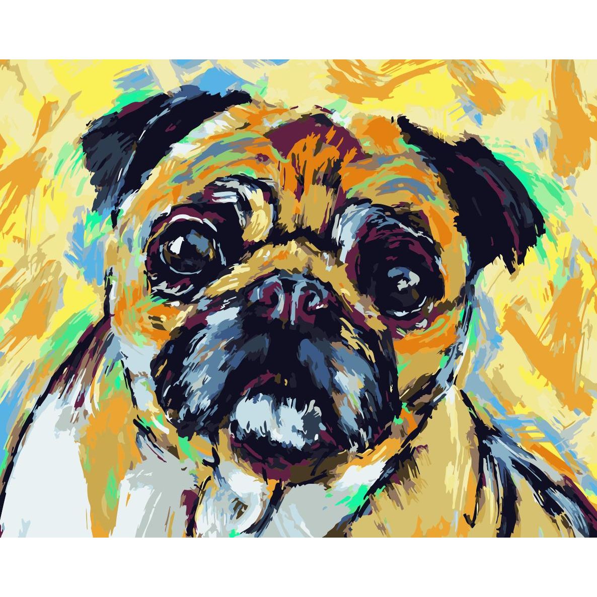 Pictura pe numere Criando (set) 40x50 cm - Panza din bumbac pe rama de lemn (PDP-1091)