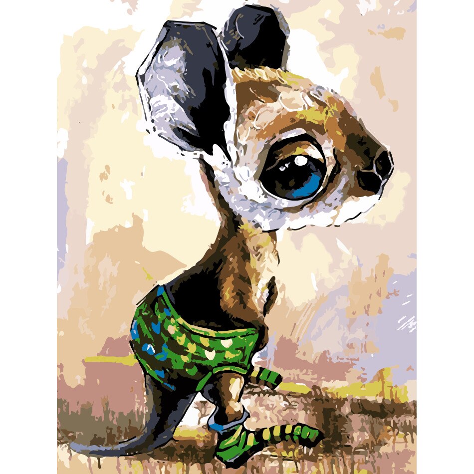 Pictura pe numere Criando (set) 40x50 cm - Panza din bumbac pe rama de lemn (PDP-1171)