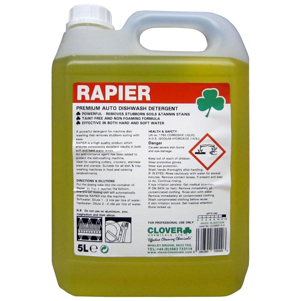 Detergent pentru masina de spalat vase,Clover,Rapier, bid 5L