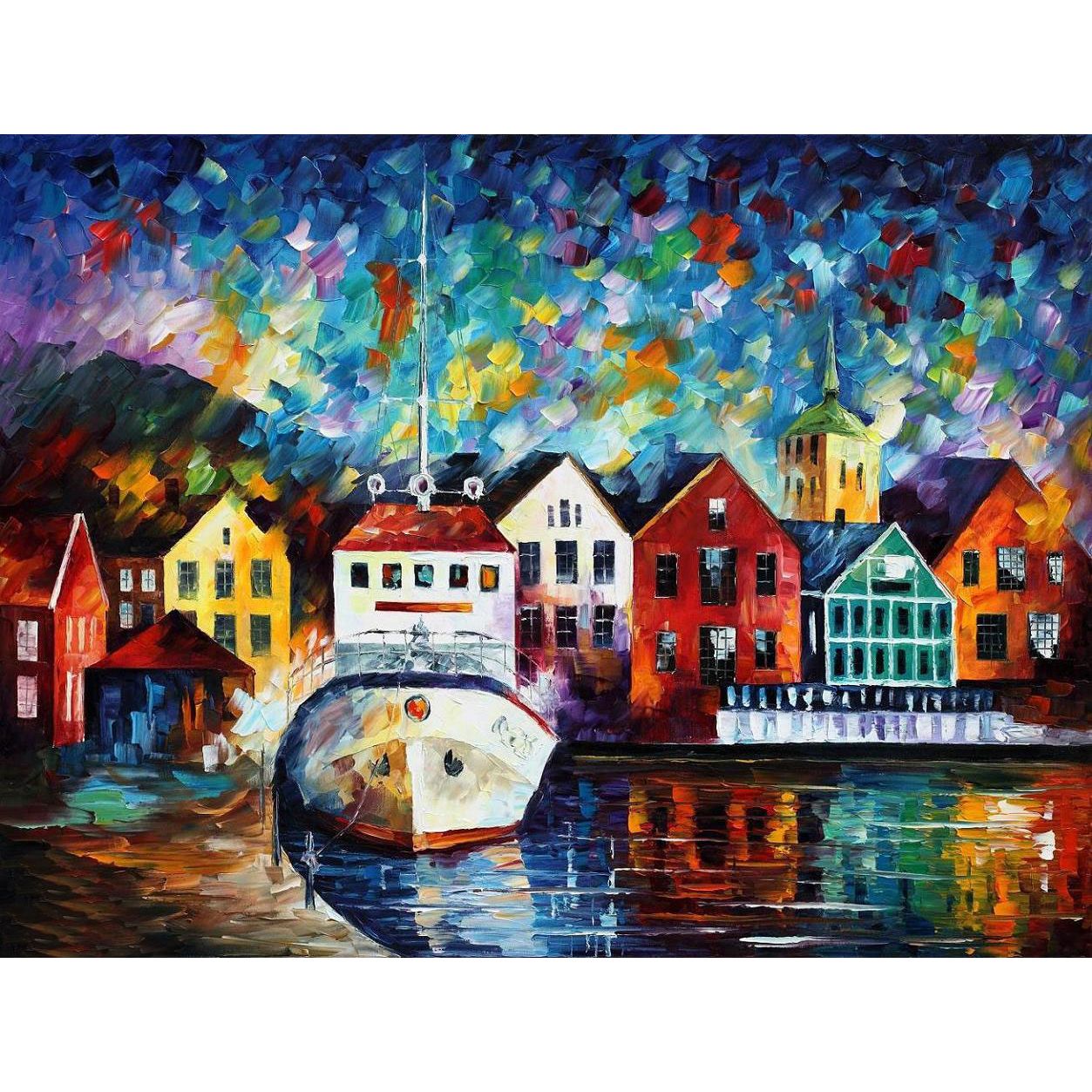 Pictura pe numere Criando (set) 40x50 cm - Panza din bumbac pe rama de lemn (PDP-1203)