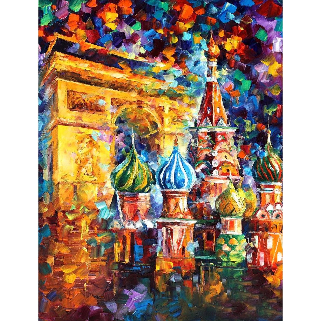 Set Pictura pe numere 90x120 cm, Panza din bumbac (PDP-1249), fara rama