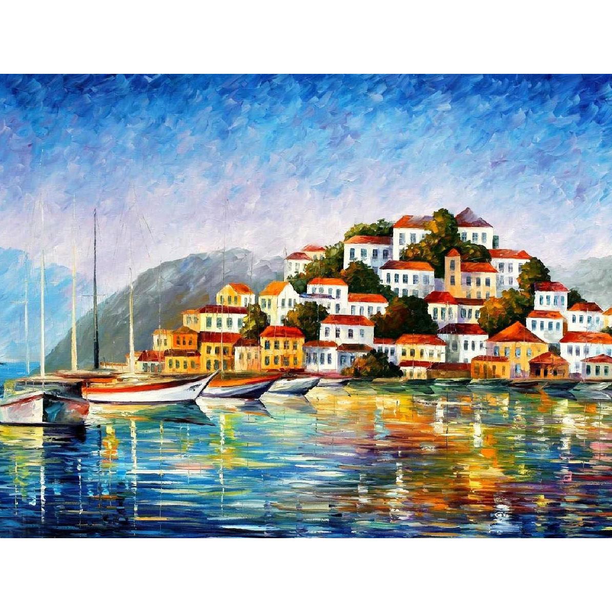 Pictura pe numere Criando (set) 40x50 cm - Panza din bumbac pe rama de lemn (PDP-1330)