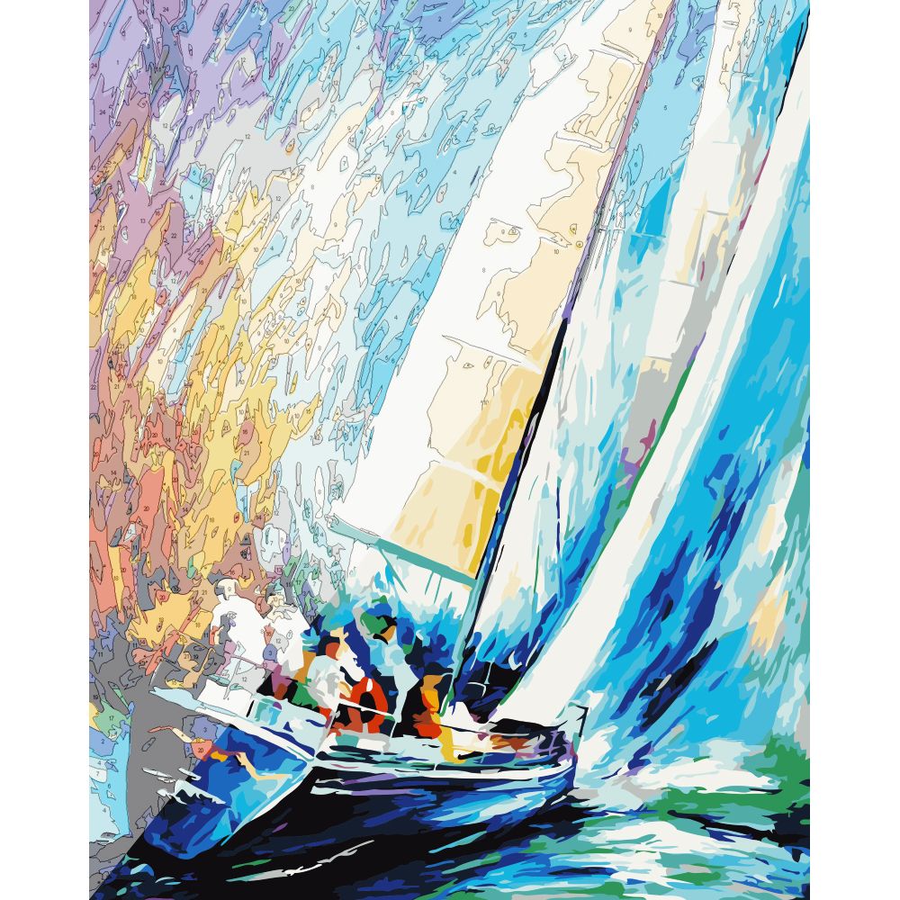 Pictura Pe Numere Criando set 40x50 Cm Panza Din Bumbac Pe Rama De pictura-pe-numere-criando-set-40x50-cm-panza-din-bumbac-pe-rama-de