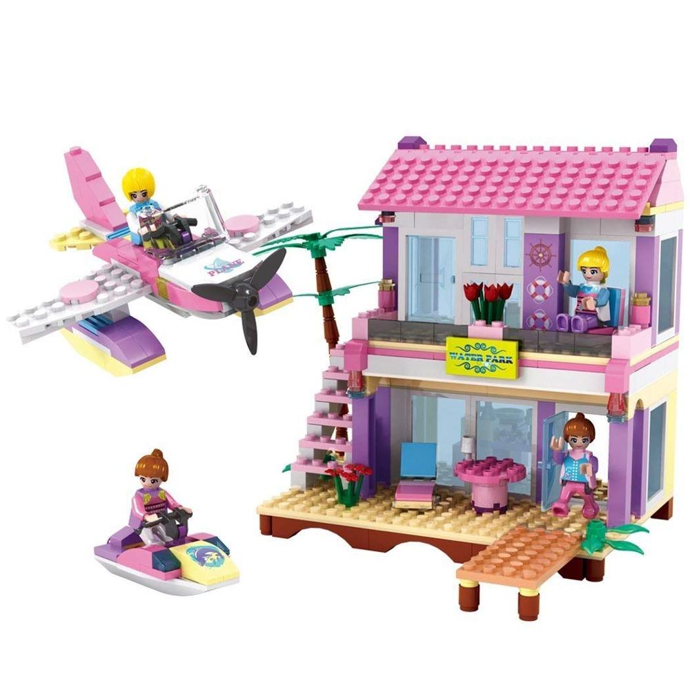 Set de constructie Vila de la plaja- Cogo Girls 423 piese