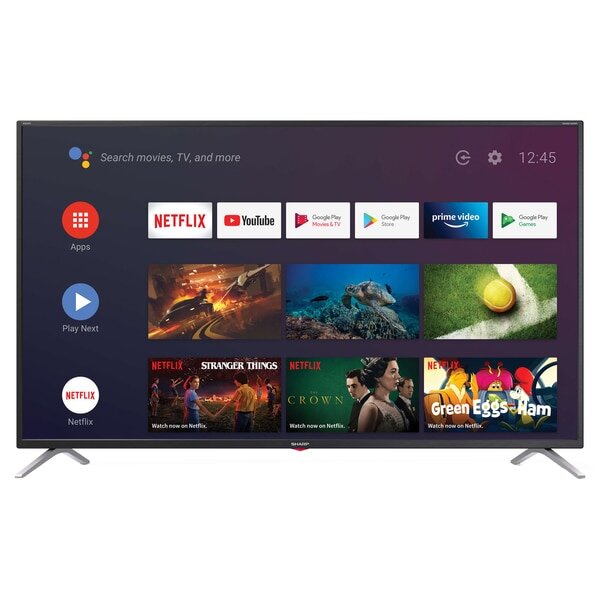 SHARP 50BL3EA Smart TV Ultra HD 4K, HDR, 126 cm, A + osztály, Fekete