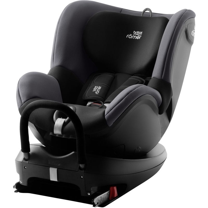 Scaun auto ISOFIX Britax Romer DUALFIX2 R Black Ash, 0-18 kg, rotativ, Negru cenusiu