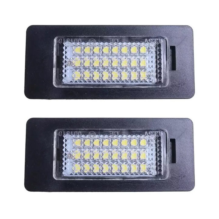 OEM Canbus LED rendszámtábla lámpa, hiba nélkül, BMW E39, E60, E61, E90, E91, E92, E93, E81, E82, X1 / E84, X5 / E70, X6 / E71