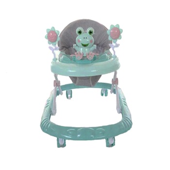 Premergator multifunctional cu figurine Baby Frog Walker, sunete 10 melodii cu Inaltime reglabila, roti omni directionale 360 grade, culoare Turcoaz AK5023T Premergator multifunctional cu figurine Baby Frog Walker, sunete 10 melodii cu Inaltime reglabila, roti omni directionale 360 grade, culoare Turcoaz AK5023T