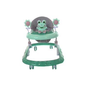 Premergator multifunctional cu figurine Baby Frog Walker, sunete 10 melodii cu Inaltime reglabila, roti omni directionale 360 grade, culoare verde AK5023 Premergator multifunctional cu figurine Baby Frog Walker, sunete 10 melodii cu Inaltime reglabila, roti omni directionale 360 grade, culoare verde AK5023