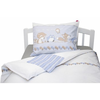 Lenjerie pat copii Odette Blue 150x200/50x60 cm Lenjerie pat copii Odette Blue 150x200/50x60 cm