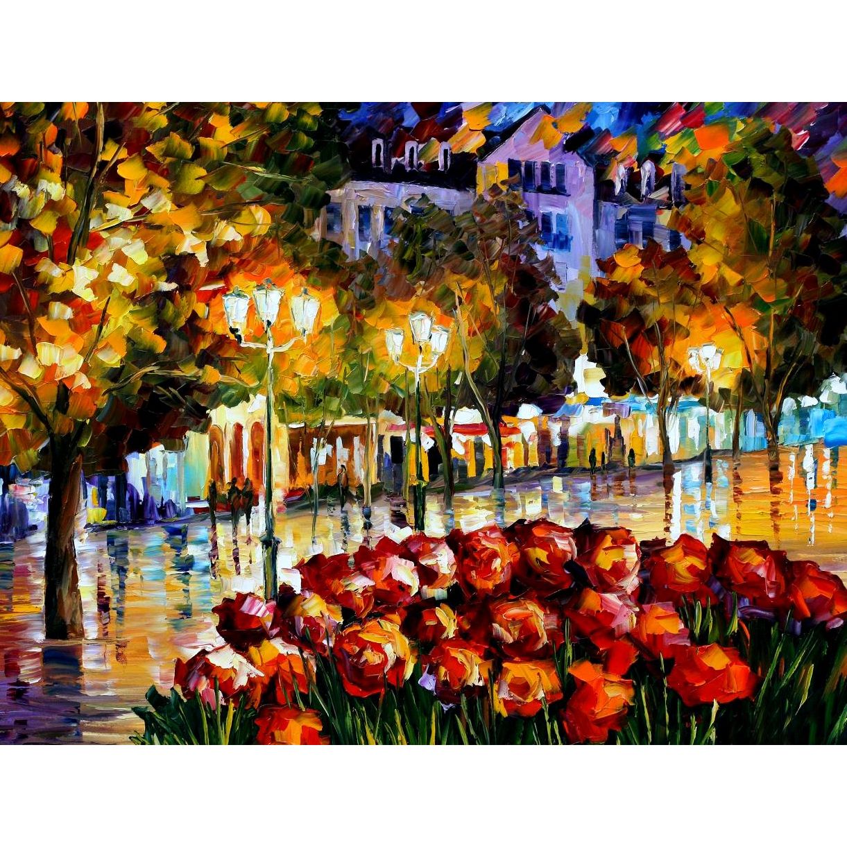Set Pictura pe numere 70x90 cm, Panza din bumbac (PDP-921), fara rama