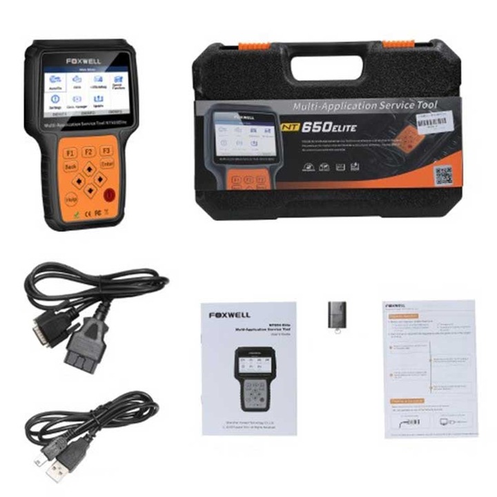 Instrument portabil de diagnosticare auto, Foxwell, NT650 Elite (SAS ...