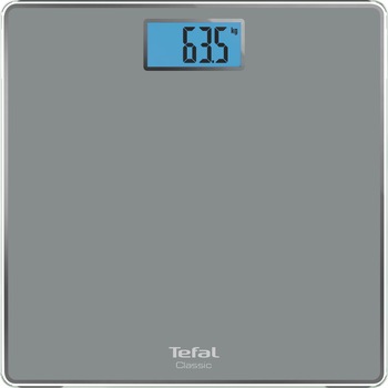 Cantar de baie TEFAL Classic PP1500V0, capacitate maxima 160kg, Auto ON/OFF, suprafata de sticla, gri Cantar de baie TEFAL Classic PP1500V0, capacitate maxima 160kg, Auto ON/OFF, suprafata de sticla, gri