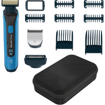 Aparat de tuns, conturat și ras ROWENTA Forever Sharp Ultimate TN6200F4, autonomie 120 min, wet&dry, 5 piepteni detasabili, albastru Aparat de tuns, conturat și ras ROWENTA Forever Sharp Ultimate TN6200F4, autonomie 120 min, wet&dry, 5 piepteni detasabili, albastru