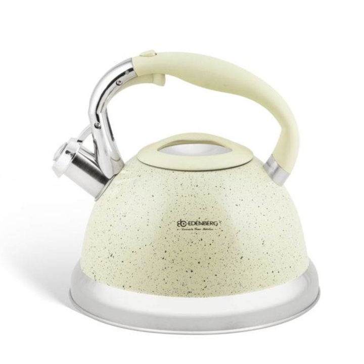Чайник EDENBERG EB-1955, бледо жълт, 3.2л