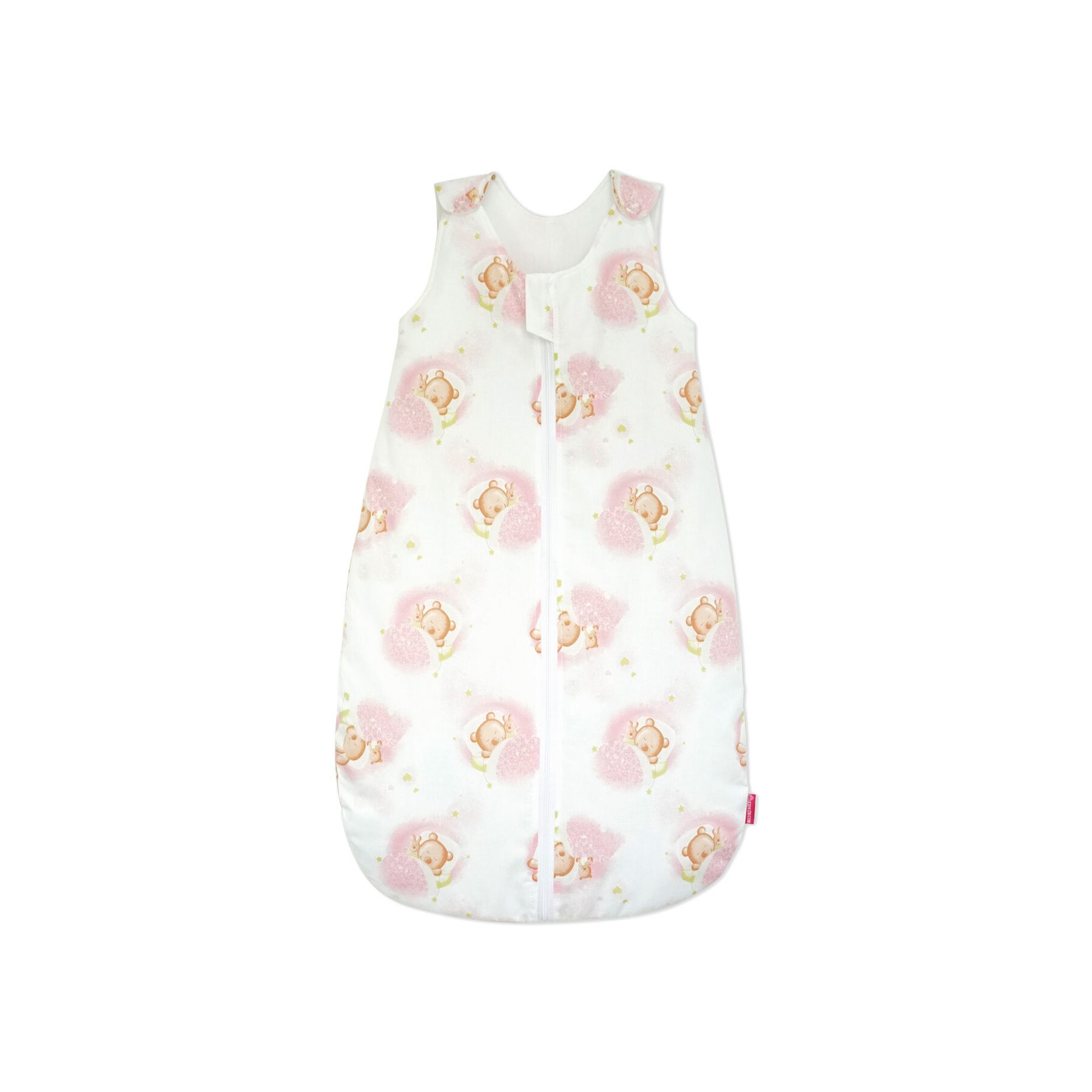 Sac de dormit , KidsDecor, vara 0.5 tog Pink Bear's Dream 95 cm
