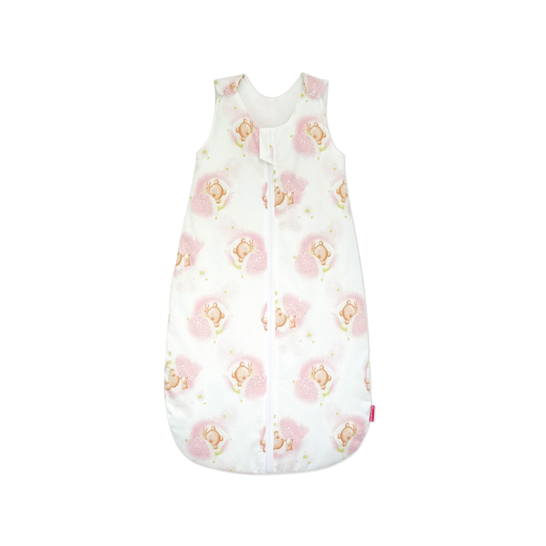 Sac de dormit, KidsDecor, vara 0.5 tog Pink Bear's Dream 110 cm