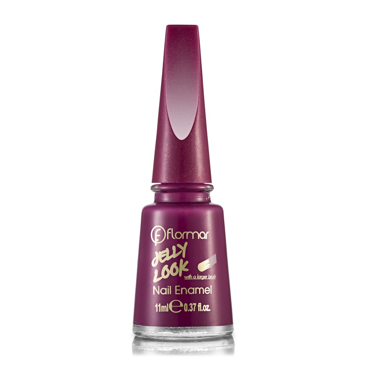 Flormar Jelly Look körömlakk, zselés hatású, Ruby, 07