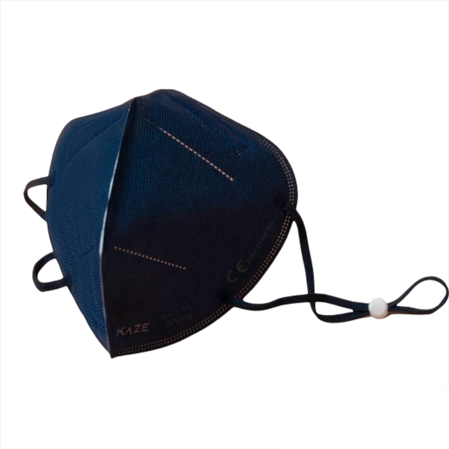 Masca colorata de protectie KAZE FFP2, KN95, 5 straturi, BFE>99.9%, Certificat CNAS - albastru - Royal Blue