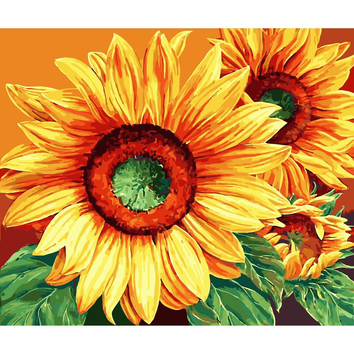 Pictura pe numere Criando (set) 50x65 cm - Panza din bumbac pe rama de lemn (PDP-440)