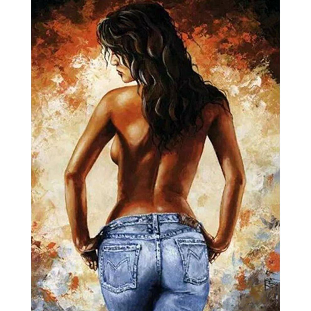 Pictura pe numere Criando (set) 50x65 cm - Panza din bumbac pe rama de lemn (PDP-628)