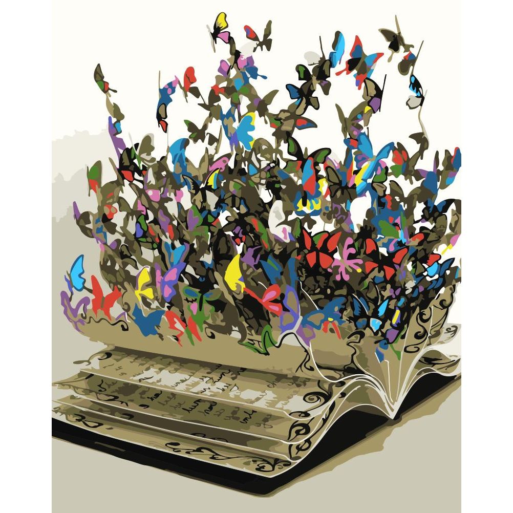 Set Pictura pe numere 80x100 cm, Panza din bumbac (PDP-434), fara rama