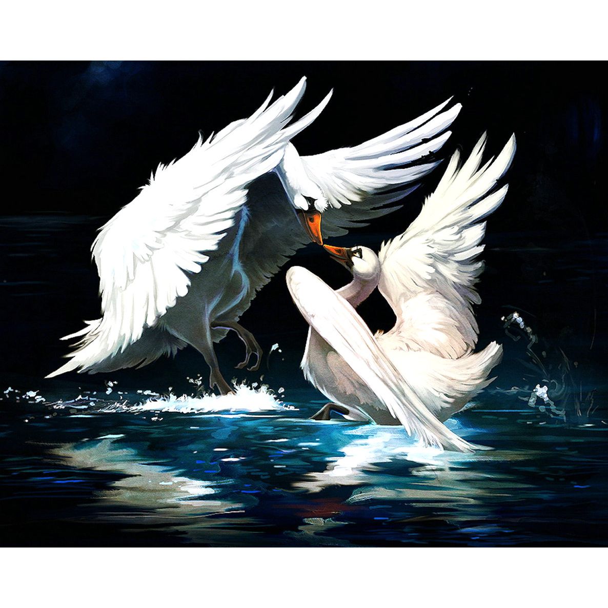 Pictura pe numere Criando (set) 50x65 cm - Panza din bumbac pe rama de lemn (PDP-43)