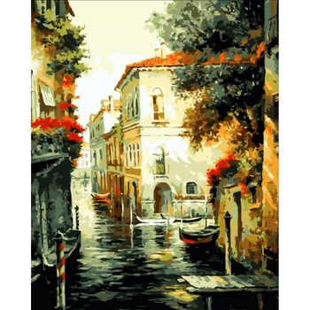 Set Pictura pe numere 90x120 cm, Panza din bumbac (PDP-207), fara rama Set Pictura pe numere 90x120 cm, Panza din bumbac (PDP-207), fara rama