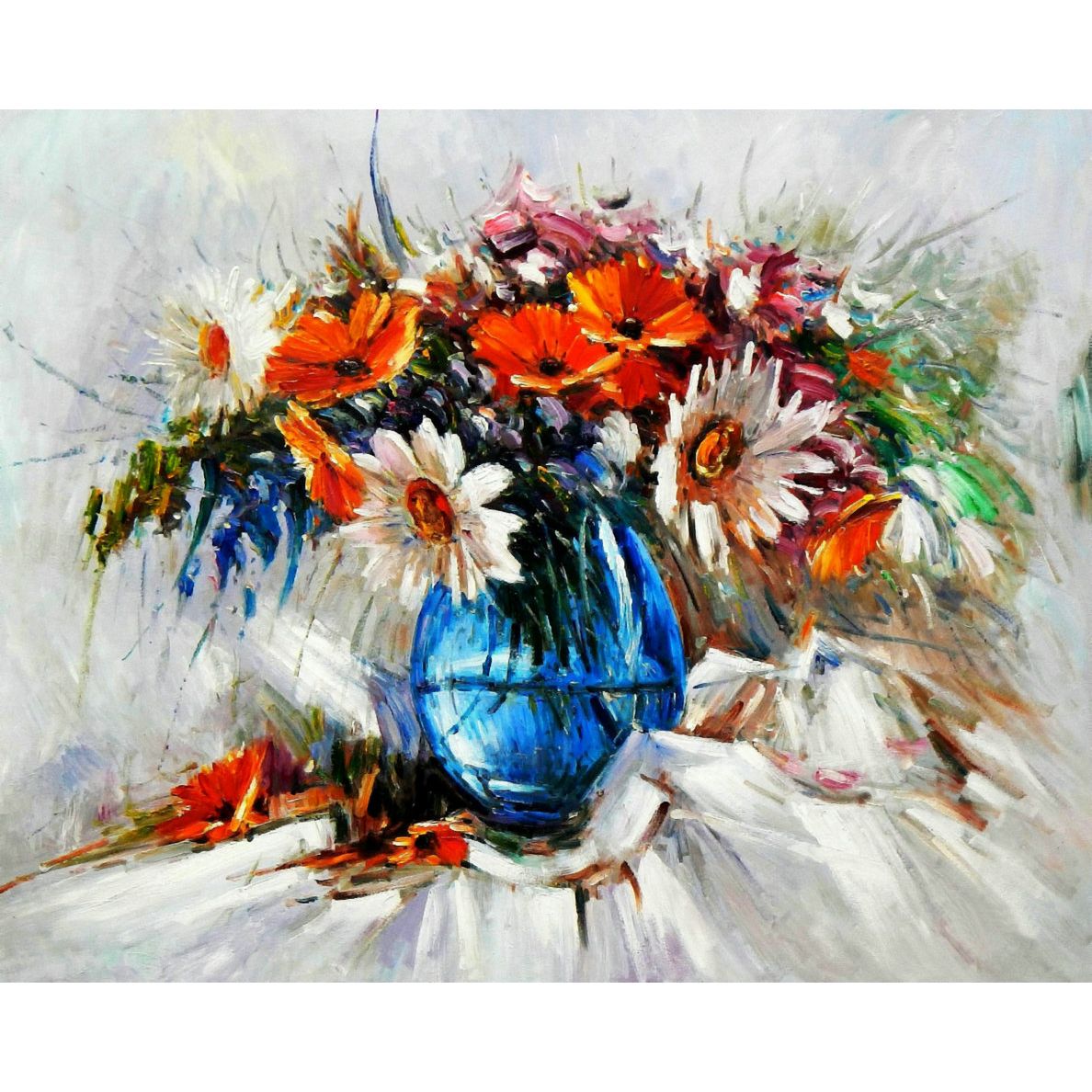 Pictura pe numere Criando (set) 50x65 cm - Panza din bumbac pe rama de lemn (PDP-531)